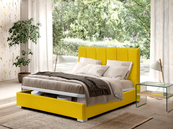 Кровать с ящиком для белья — идеальное место для сна, предлагающее максимальное спальное пространство и простоту.