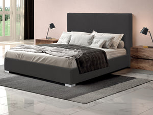 Pesukastiga voodi Isabel 180x200cm Savana Dark Grey