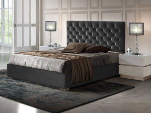 Pesukastiga voodi Gala 180x200cm Savana Dark Grey