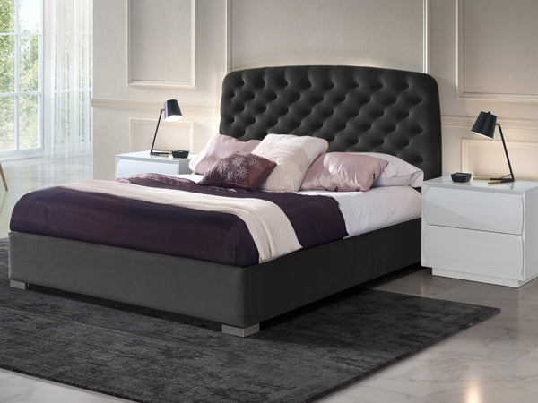 Загрузите изображение в программу просмотра галереи, Pesukastiga voodi Yolanda 180x200cm Velvet Gl31 Brown
