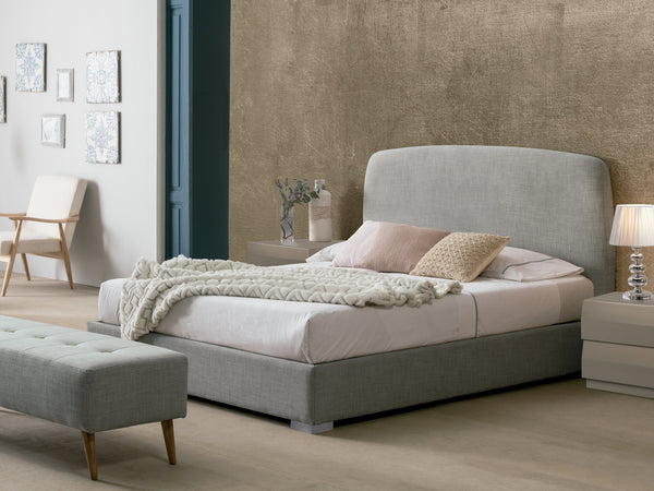 Загрузите изображение в программу просмотра галереи, Pesukastiga voodi Elisa 180x200cm Savana Taupe
