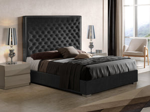 Pesukastiga voodi Melody 160x200cm Savana Dark Grey