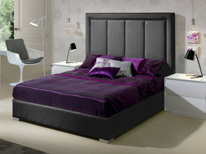 Pesukastiga voodi Monica 160x200cm Savana Dark Grey